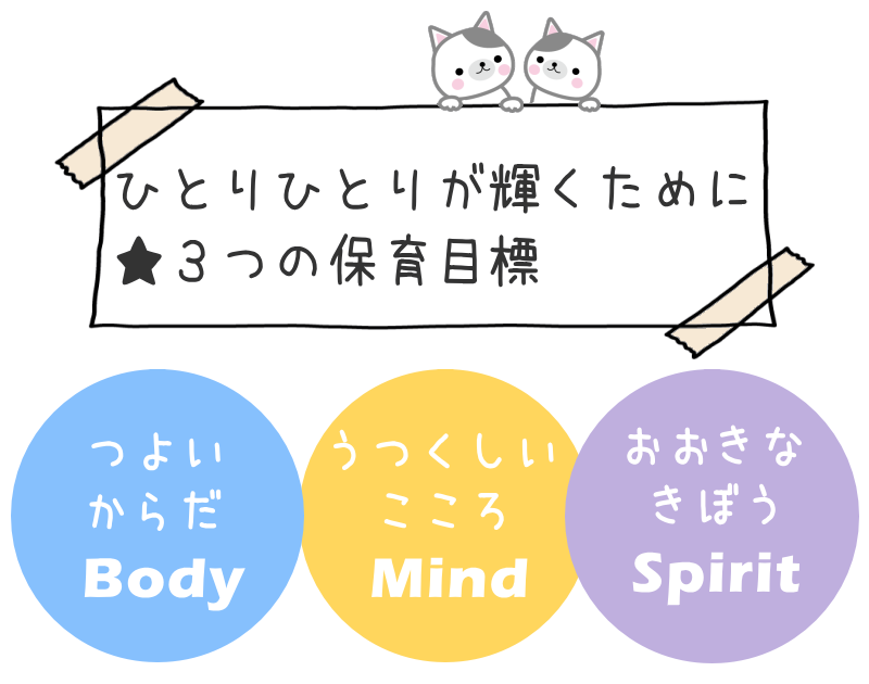 ３つの保育目標