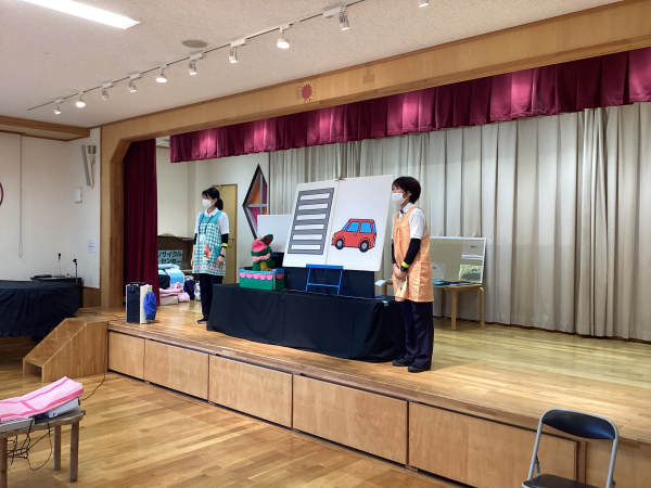 交通安全教室を行いました