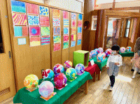 陽の丘幼稚園の造形展が開催されました